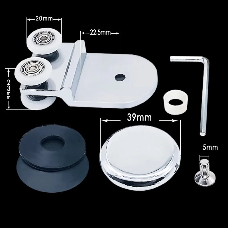 Shower Room Pulley Glass Door Upper Roller Wheel Bathroom Sliding Door Pulley Small Hanging Wheel Diameter 20 mm 1 PCS
Shower Room Pulley Glass Door Upper Roller Wheel Bathroom Sliding Door Pulley Small Hanging Wheel Diameter 20 mm 1 PCS
