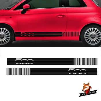 Customized Car Side Racing Stripes Decals Barcode/Tuning/Graphics Sticke Car Styling Car Accessories Car Decal for Fiat 500
Customized Car Side Racing Stripes Decals Barcode/Tuning/Graphics Sticke Car Styling Car Accessories Car Decal for Fiat 500