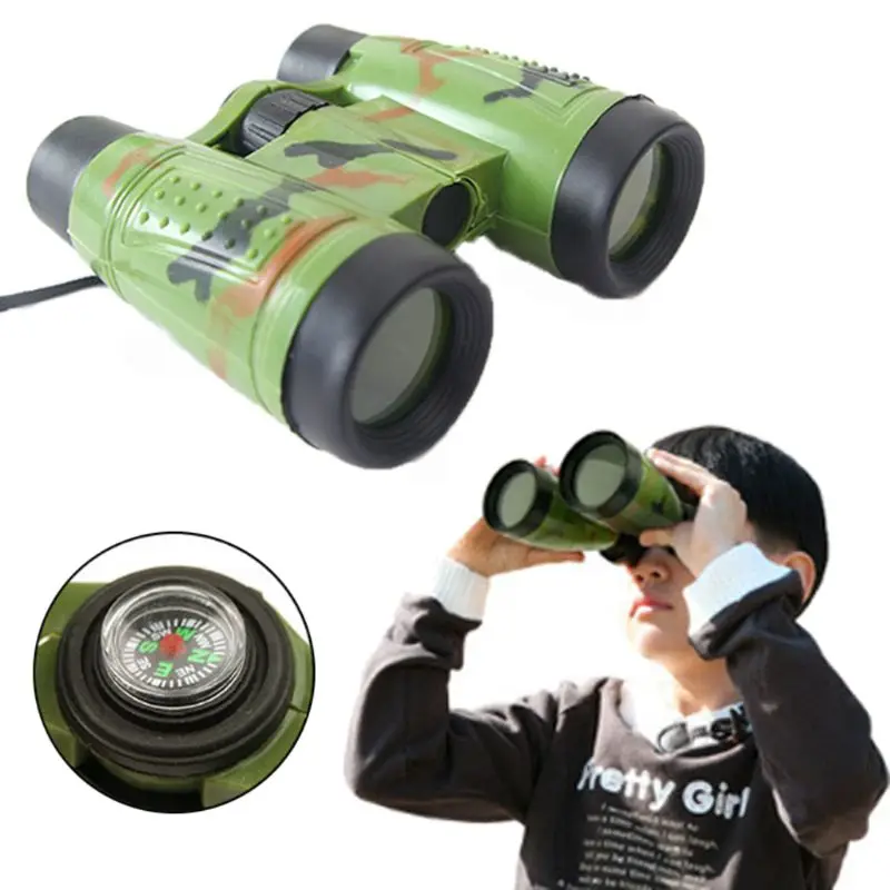 6x30mm Binoculars Telescope Folding Outdoor Travel Hiking Hunting Kids Toy Gifts Q6PD