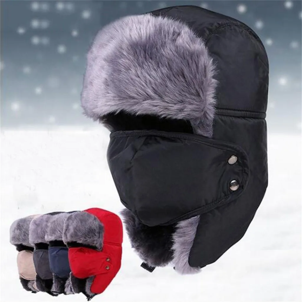 New Men Winter keep Warm Earflap Lei Feng Hat Outdoor Ski Riding Face Windproof Mask cotton Cap for women men
New Men Winter keep Warm Earflap Lei Feng Hat Outdoor Ski Riding Face Windproof Mask cotton Cap for women men