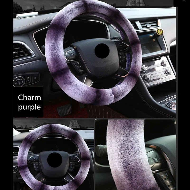 New Car Steering Wheel Cover Imitation Rabbit Plush Car Cover Winter Universal Car Products Warm Hand Feel Comfortable Non-Slip
New Car Steering Wheel Cover Imitation Rabbit Plush Car Cover Winter Universal Car Products Warm Hand Feel Comfortable Non-Slip