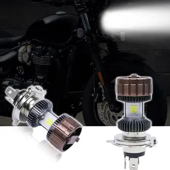 New Motorcycle Headlight H4 35W Double-sided AC / Electric Vehicle With Built-in LED Big Bulb 12-85V Double Claw
New Motorcycle Headlight H4 35W Double-sided AC / Electric Vehicle With Built-in LED Big Bulb 12-85V Double Claw