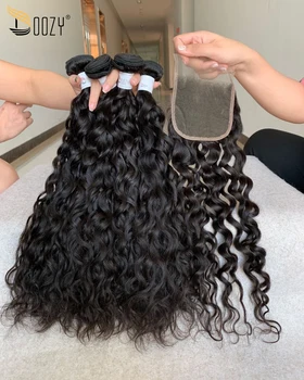 Doozy Hair Peruvian Hair Water Wave 4 Bundles With Closure Human Virgin Hair
Doozy Hair Peruvian Hair Water Wave 4 Bundles With Closure Human Virgin Hair