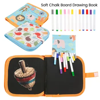 New Soft Chalk Board Drawing Books Drawing Board Magic Pen Paiting Brush Chalk Board Book Art Supplies Set Kids Drawing Toy Gift
New Soft Chalk Board Drawing Books Drawing Board Magic Pen Paiting Brush Chalk Board Book Art Supplies Set Kids Drawing Toy Gift