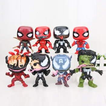 8pcs/set Avengers Endgame Character Venom Loki Hulk Deadpool Spderman Captain America Cos Venom Ver.PVC Figure Model Toys
8pcs/set Avengers Endgame Character Venom Loki Hulk Deadpool Spderman Captain America Cos Venom Ver.PVC Figure Model Toys