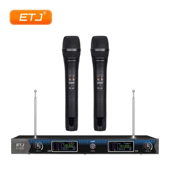 Professional Wireless Microphone Karaoke Microfone Stable Performance 2 Handheld Transmitter Headset Mic U-207
Professional Wireless Microphone Karaoke Microfone Stable Performance 2 Handheld Transmitter Headset Mic U-207