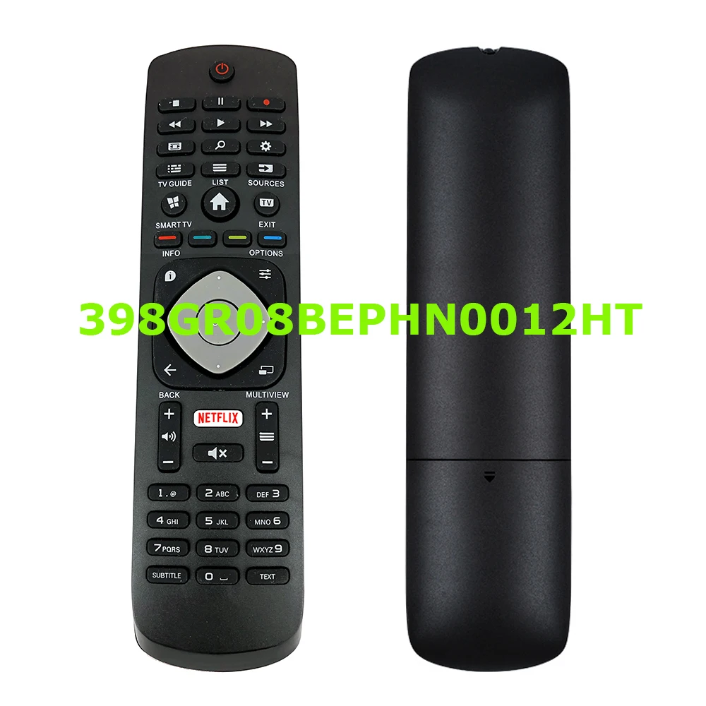 Black Remote Control Controller Replacement for Philips NETFLIX Smart TV 398GR08BEPHN0012HT 1635008714 43PUS6162
Black Remote Control Controller Replacement for Philips NETFLIX Smart TV 398GR08BEPHN0012HT 1635008714 43PUS6162