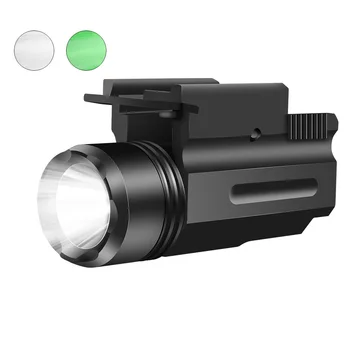 Tactical LED Weapon Gun Light Quick Detach Airsoft Pistol Gun Flashlight White Green Light QD Handgun Rifle Torch for 20mm Rail
Tactical LED Weapon Gun Light Quick Detach Airsoft Pistol Gun Flashlight White Green Light QD Handgun Rifle Torch for 20mm Rail