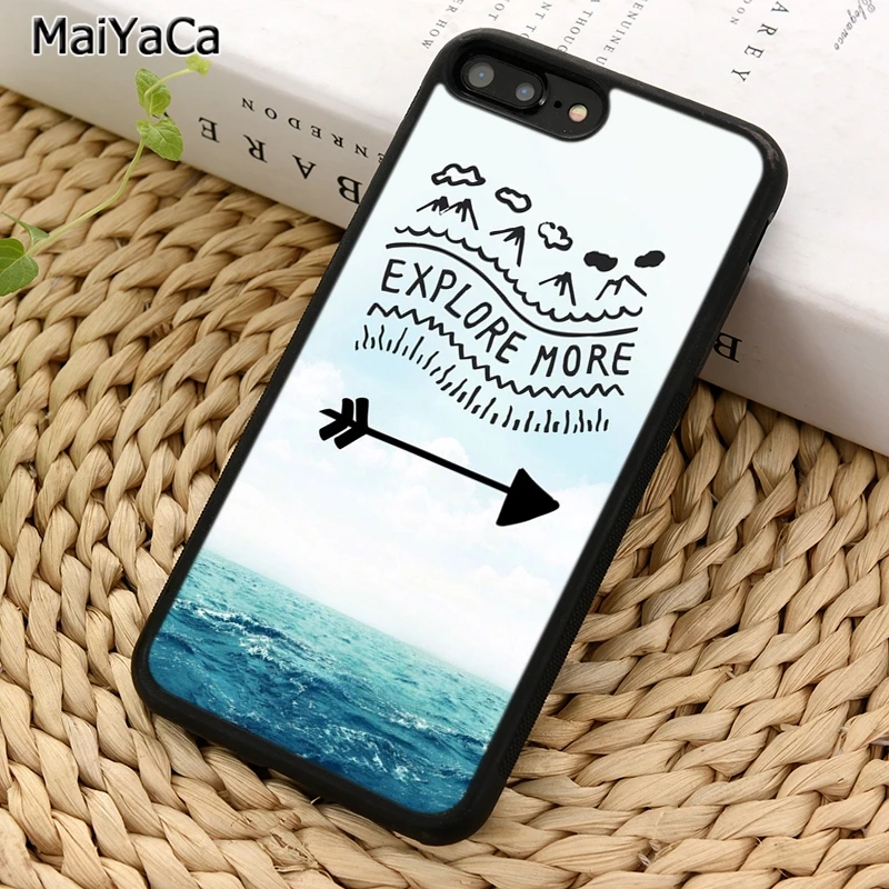 MaiYaCa Винтажный чехол для телефона с изображением дорожного мира iPhone 5 6S 7 8 plus 11 12 13