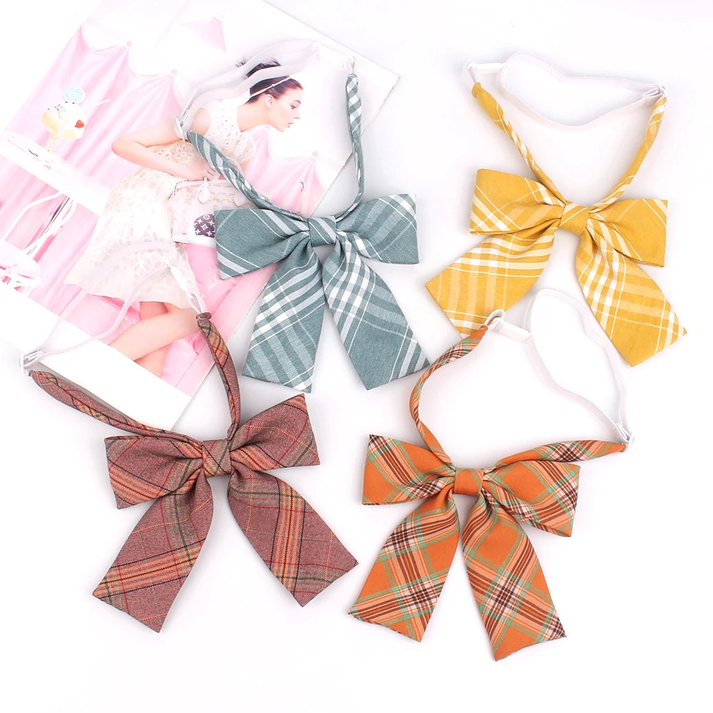 Girls Plaid Bowtie Casual Bow tie For Women Uniform Collar Butterf Bowknot Adult Bow Ties Cravats ChildrenBowties
Girls Plaid Bowtie Casual Bow tie For Women Uniform Collar Butterf Bowknot Adult Bow Ties Cravats ChildrenBowties