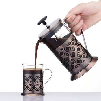 Brewing Percolator Coffee Pot Filter Camping Espresso Portable Coffee Maker Tools Cafeteira Francesa Glass Metal Pot EA6KFH
Brewing Percolator Coffee Pot Filter Camping Espresso Portable Coffee Maker Tools Cafeteira Francesa Glass Metal Pot EA6KFH