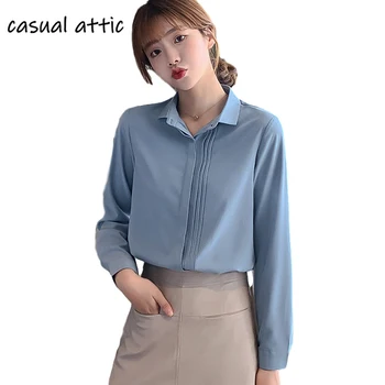 Women Tops Blouses Office Shirts Blusas Camisa 2020 Spring Elegant Long Sleeve Blouse Shirt Turn Down Collar Chiffon Blouse 
Women Tops Blouses Office Shirts Blusas Camisa 2020 Spring Elegant Long Sleeve Blouse Shirt Turn Down Collar Chiffon Blouse