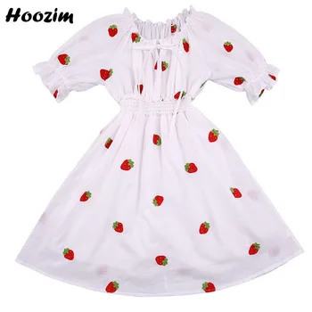 Fashion Patch Strawberry Elastic Waist Ruched V Neck Dress Girls 4-12 Year Summer Front Drawstring Flare Sleeve Dresses Children
Fashion Patch Strawberry Elastic Waist Ruched V Neck Dress Girls 4-12 Year Summer Front Drawstring Flare Sleeve Dresses Children