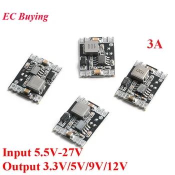 DC-DC Buck Step-down Power Supply Module DC DC 3A Input 5.5V to 27V Output 3.3V/5V/9V/12V Step Down Fixed Output High-Current
DC-DC Buck Step-down Power Supply Module DC DC 3A Input 5.5V to 27V Output 3.3V/5V/9V/12V Step Down Fixed Output High-Current