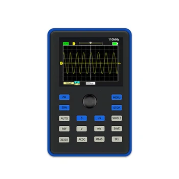 Professional DSO1C15 Digital Handheld Oscilloscope 500MS/s Sampling Rate 110MHz Analog Bandwidth 14 Types Waveform measurement
Professional DSO1C15 Digital Handheld Oscilloscope 500MS/s Sampling Rate 110MHz Analog Bandwidth 14 Types Waveform measurement