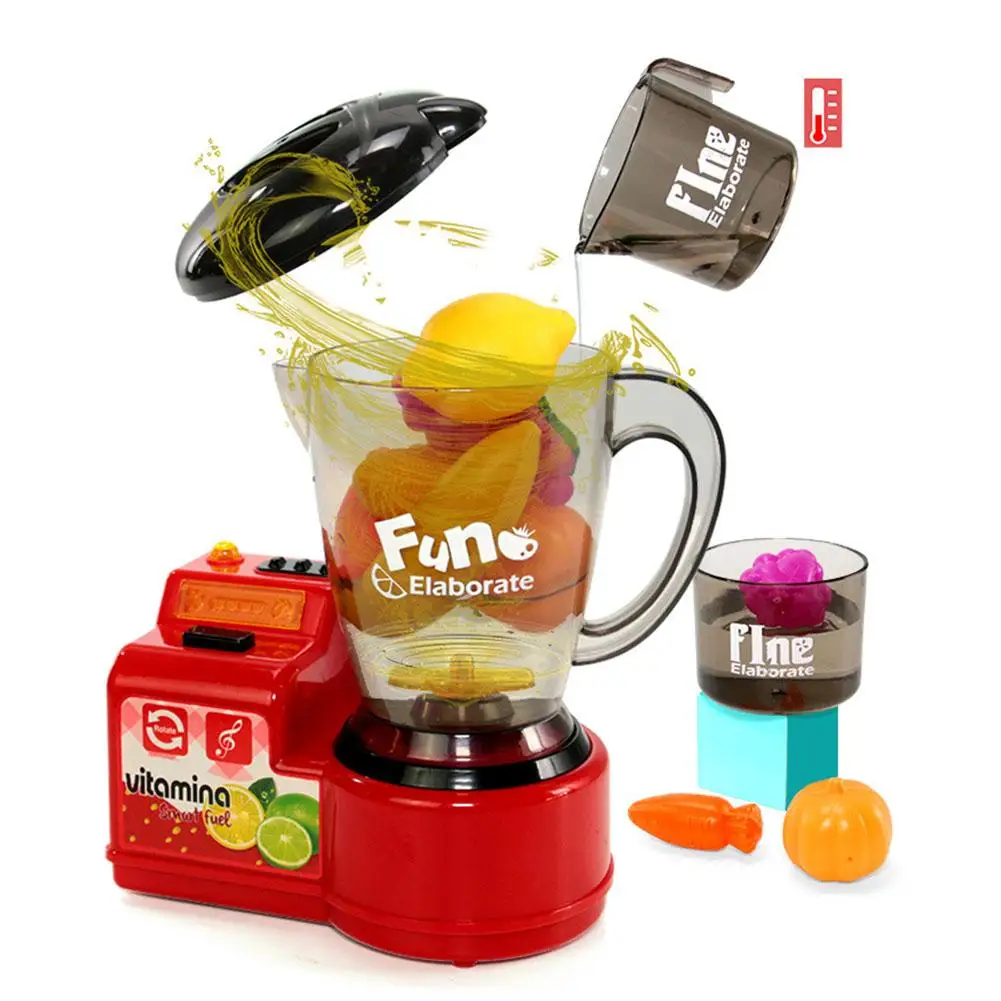 Small Simulation Fruit Juicer Mixer LED Music Kids Girls Pretend Play Kitchen Appliance Toy Gift Set
Small Simulation Fruit Juicer Mixer LED Music Kids Girls Pretend Play Kitchen Appliance Toy Gift Set