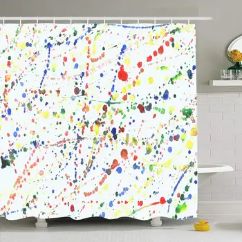 Shower Curtain Set with Hooks 72x78 Watercolor Abstract Season Expressionism Retro Pattern On Textures Stroke Design Pollock
Shower Curtain Set with Hooks 72x78 Watercolor Abstract Season Expressionism Retro Pattern On Textures Stroke Design Pollock