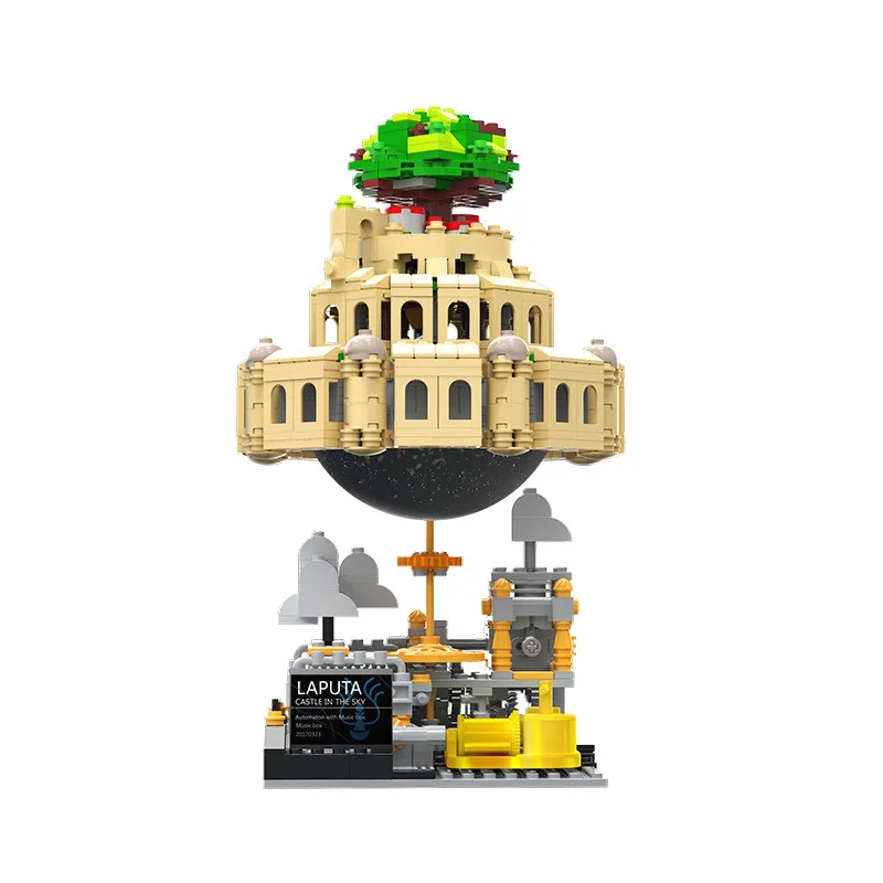 05001 1179Pcs Building Blocks Toys XB-05001 Moc Laputa: Castle in the Sky Bricks With Music Box Gift For Children Toy
05001 1179Pcs Building Blocks Toys XB-05001 Moc Laputa: Castle in the Sky Bricks With Music Box Gift For Children Toy