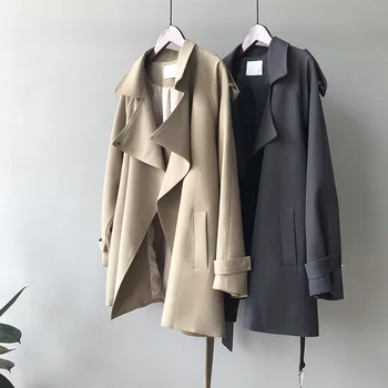 MyZyQg Women Casual Short Trench Coat Fall Korean Sashes Belt Loose Solid Jacket Windbreaker Pocket Streetwear Clothes
MyZyQg Women Casual Short Trench Coat Fall Korean Sashes Belt Loose Solid Jacket Windbreaker Pocket Streetwear Clothes