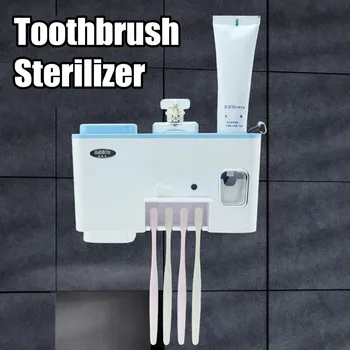 Automatic Toothpaste Dispenser 3 in1 UV Light Ultraviolet Toothbrush Sterilizer Holder Toothbrush Sanitizer Cleaner Antibacteria
Automatic Toothpaste Dispenser 3 in1 UV Light Ultraviolet Toothbrush Sterilizer Holder Toothbrush Sanitizer Cleaner Antibacteria