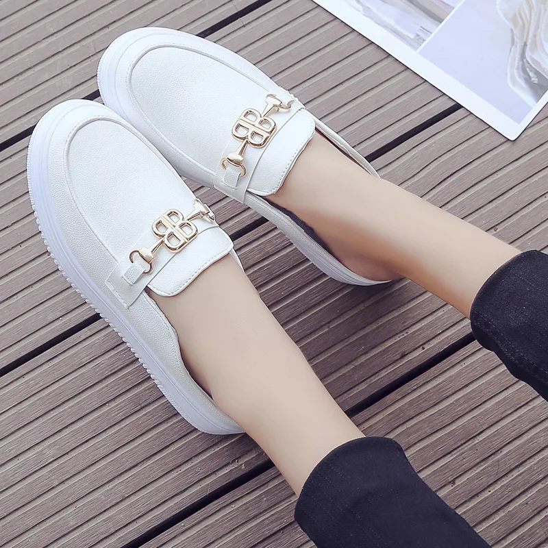 2019 Thick Bottomed Platform ban tuo xie Women's Spring And Summer Closed-toe No Heel Casual Slanted Heel Outer Wear Lazy WOMEN'
2019 Thick Bottomed Platform ban tuo xie Women's Spring And Summer Closed-toe No Heel Casual Slanted Heel Outer Wear Lazy WOMEN'