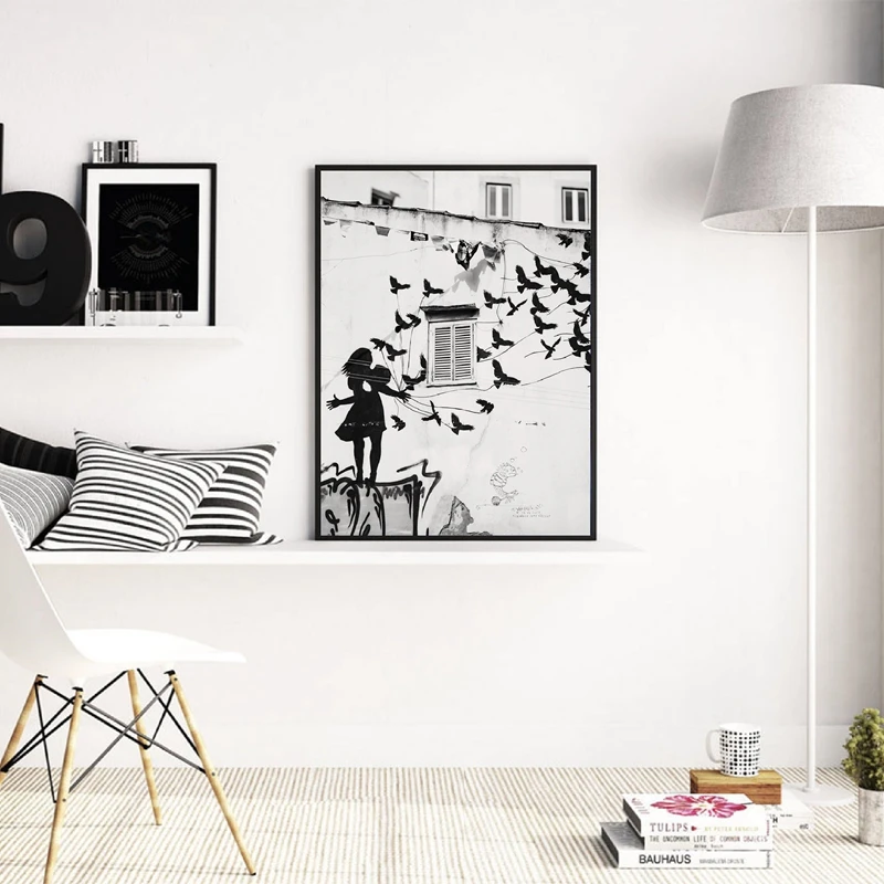 Photography Black and White Prints Apartment Decor