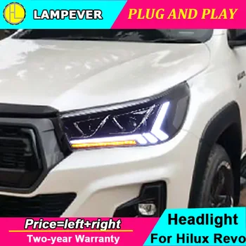 New design for To yota Revo headlight for Hilux head lamp for Vigo front light 2015 2016 2017 2018 with dynamic turn signal
New design for To yota Revo headlight for Hilux head lamp for Vigo front light 2015 2016 2017 2018 with dynamic turn signal