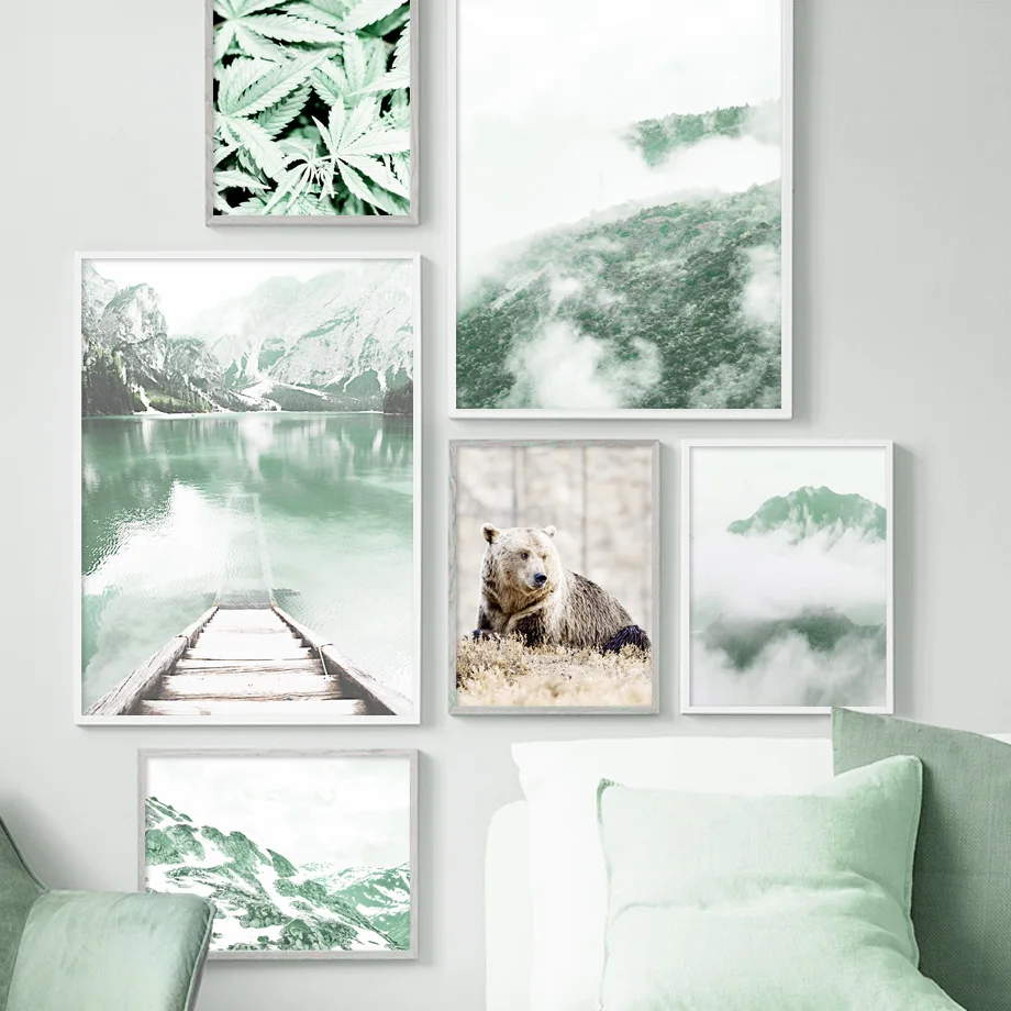 Snow Lake Deer Bear Leaf Bridge Landscape Wall Art Canvas Painting Nordic Posters And Prints Wall Pictures For Living Room Decor
Snow Lake Deer Bear Leaf Bridge Landscape Wall Art Canvas Painting Nordic Posters And Prints Wall Pictures For Living Room Decor