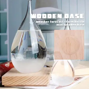 Storm Bottle Bracket 6.5*6.5*1.8cm Wood Barometer Shelf Home Decor Articles Desktop Square Weather Forecast Bottle Base
Storm Bottle Bracket 6.5*6.5*1.8cm Wood Barometer Shelf Home Decor Articles Desktop Square Weather Forecast Bottle Base
