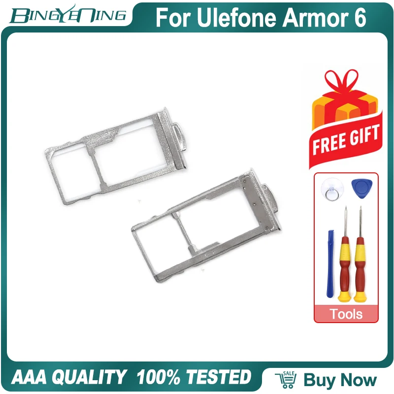 BingYeNing New Original For Ulefone Armor 6 SIM card tray Holder 100% Original Sim Card Slot Tray Holder
BingYeNing New Original For Ulefone Armor 6 SIM card tray Holder 100% Original Sim Card Slot Tray Holder