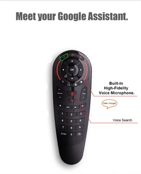 G30S Air Mouse Google Voice Assistant 2.4G Wireless 33 keys IR Learning remote Control Keyboard for Android tv box PC X96mini
G30S Air Mouse Google Voice Assistant 2.4G Wireless 33 keys IR Learning remote Control Keyboard for Android tv box PC X96mini