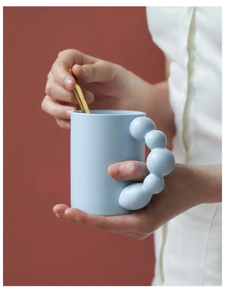280ml Personalized Rotationg Ball Handle Mugs Multi Colors Ceramic Coffee Cup Handmade Creative Mug Cup For Milk Tea Water Gifts 280ml Personalized Rotationg Ball Handle Mugs Multi Colors Ceramic Coffee Cup Handmade Creative Mug Cup For Milk Tea Water Gifts