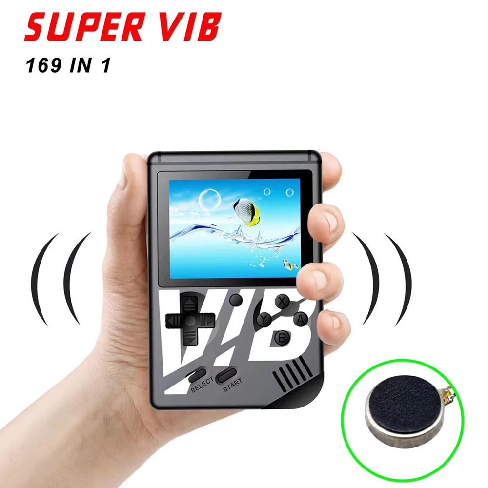 2019 Mini Protable Super VIB Video Game Console Vibrating Handheld Game Player Built 161 Games With 30 Vibrating Games
2019 Mini Protable Super VIB Video Game Console Vibrating Handheld Game Player Built 161 Games With 30 Vibrating Games