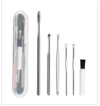 Portable Ear Cleaner Set Ear Cleaning Spiral Earpick Ear Wax Remover Ear Curette Spiral Ear Spoon Earpick Set Ear Cleaning Tools
Portable Ear Cleaner Set Ear Cleaning Spiral Earpick Ear Wax Remover Ear Curette Spiral Ear Spoon Earpick Set Ear Cleaning Tools