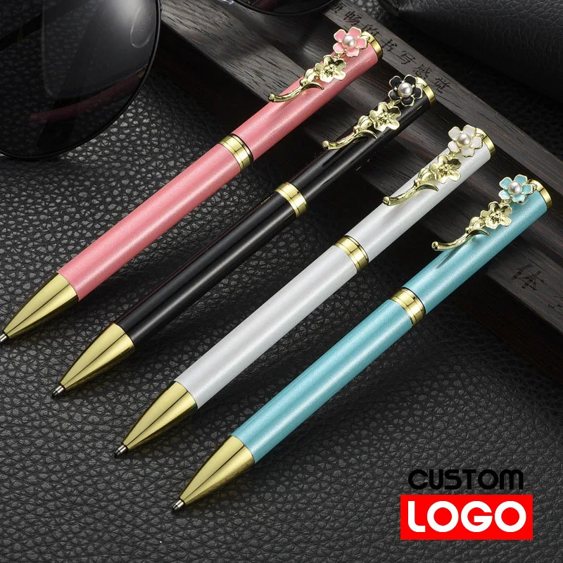 Metal Pearl Flower Pen Ballpoint Pen Gift Pen Sign Pen Customized Logo Text Engraving Four Colors Optional
Metal Pearl Flower Pen Ballpoint Pen Gift Pen Sign Pen Customized Logo Text Engraving Four Colors Optional