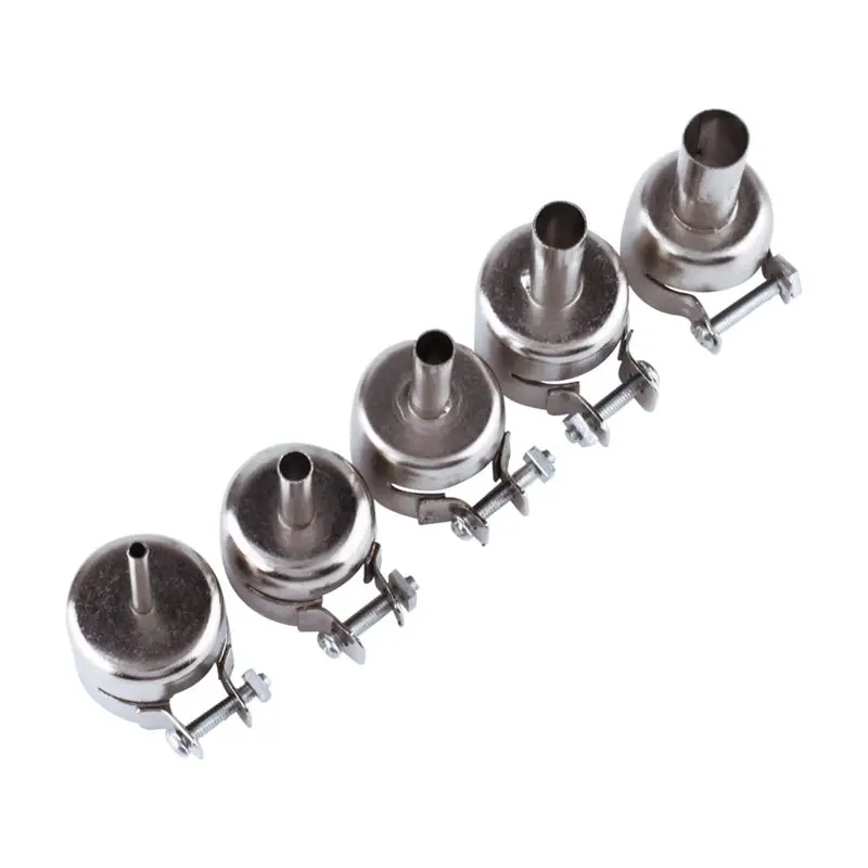 5 PCS Hot Air-Gun Nozzle Universal Gun Nozzle for 850 852D 898 858 Soldering Station Attachments
5 PCS Hot Air-Gun Nozzle Universal Gun Nozzle for 850 852D 898 858 Soldering Station Attachments