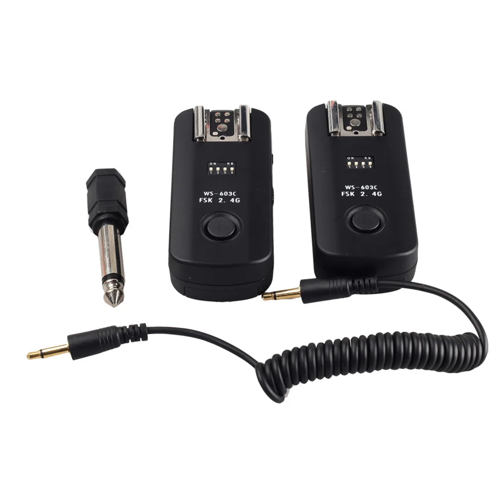 WS-603C 2.4Ghz 16 Channels Wireless Flash Trigger Synchronized Shutter Release Remote Control Transceiver for Canon for
WS-603C 2.4Ghz 16 Channels Wireless Flash Trigger Synchronized Shutter Release Remote Control Transceiver for Canon for