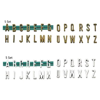 5 Sets 26 English Letters Alphabet Slide Letter Charm Pendant Jewelry Making
5 Sets 26 English Letters Alphabet Slide Letter Charm Pendant Jewelry Making