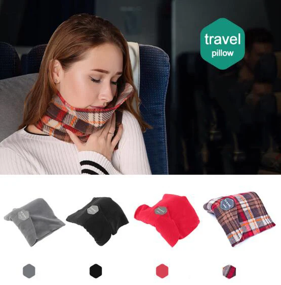 Scarf Travel Pillow for Airplane or Train Neck Pillow Head support Cushion Portable Sleeping Support Ergonomic Nap Sleep Pillows
Scarf Travel Pillow for Airplane or Train Neck Pillow Head support Cushion Portable Sleeping Support Ergonomic Nap Sleep Pillows