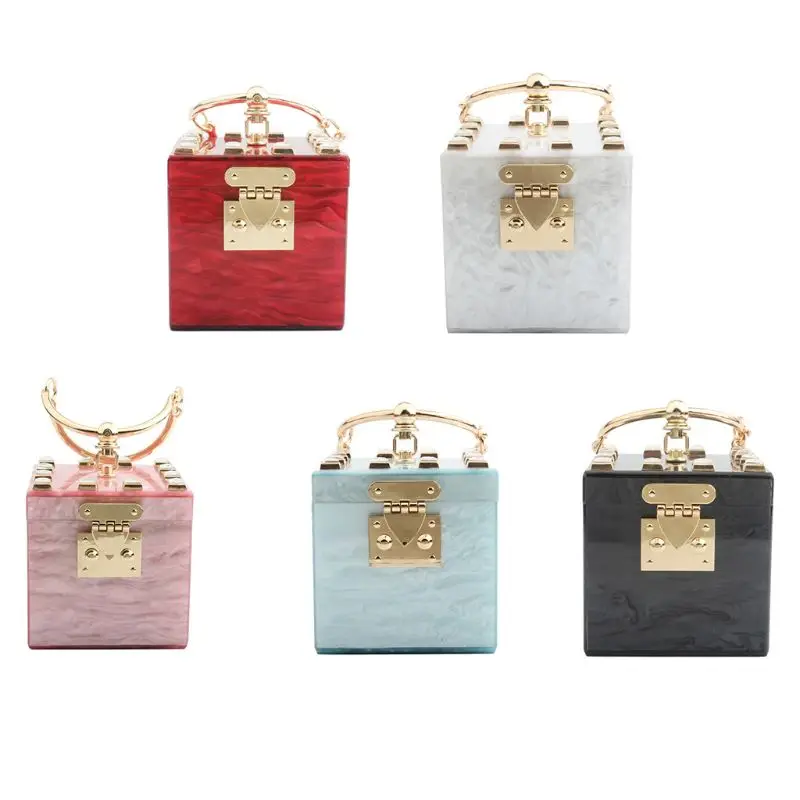NoEnName_Null 2019 Square Shape Women Acrylic Clutch Evening Bag Metal Wristlets Wedding Party Prom Mini Handbag Purse
NoEnName_Null 2019 Square Shape Women Acrylic Clutch Evening Bag Metal Wristlets Wedding Party Prom Mini Handbag Purse