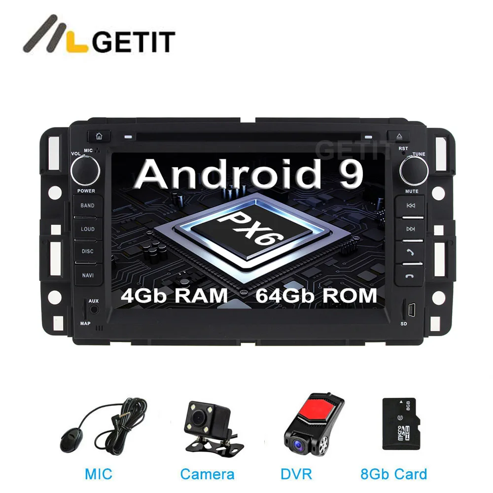 DSP 64G PX6 Android 9.0 Car DVD Player Auto Radio CAR GPS for Chevrolet Traverse Tahoe Suburban GMC
DSP 64G PX6 Android 9.0 Car DVD Player Auto Radio CAR GPS for Chevrolet Traverse Tahoe Suburban GMC