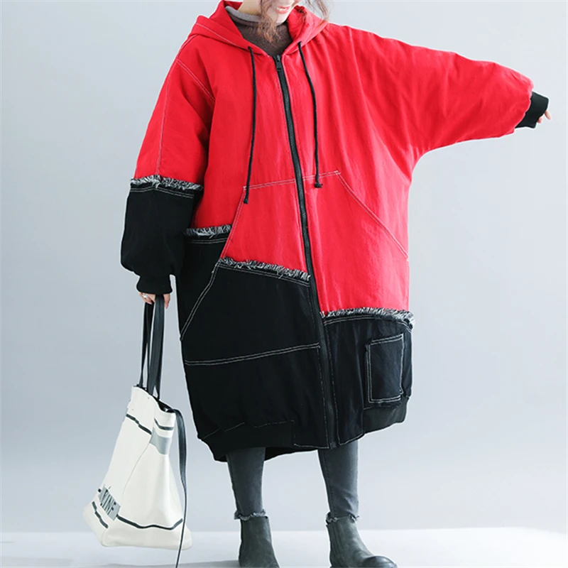 2019 Autumn Winter New Oversized Jacket women Parka Korean Plus size Women Cotton coat Outerwear Fashion Ladies Overcoat Tide
2019 Autumn Winter New Oversized Jacket women Parka Korean Plus size Women Cotton coat Outerwear Fashion Ladies Overcoat Tide