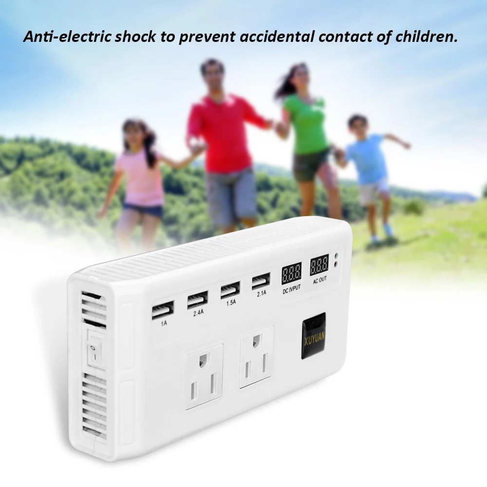 Hot New 200W 4.8A Portable Power Inverter Light Volume and Reasonable Design Power Inverter 12V to 220V
Hot New 200W 4.8A Portable Power Inverter Light Volume and Reasonable Design Power Inverter 12V to 220V