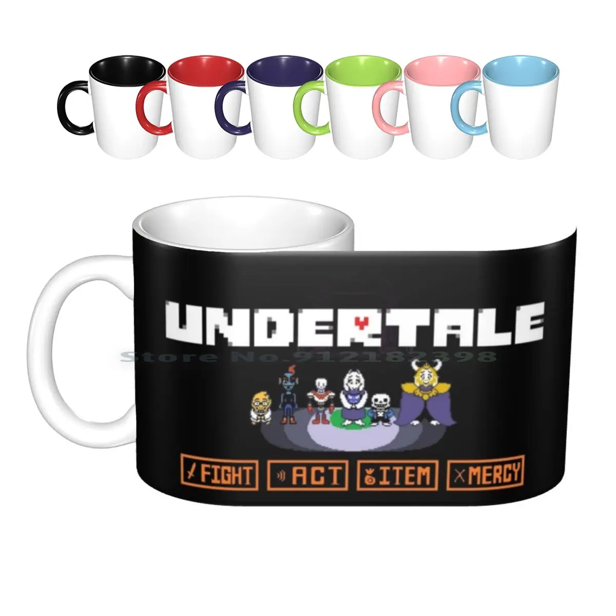 Керамические кружки Undertale кофейные чашки кружка для молока и чая Женская Кружка