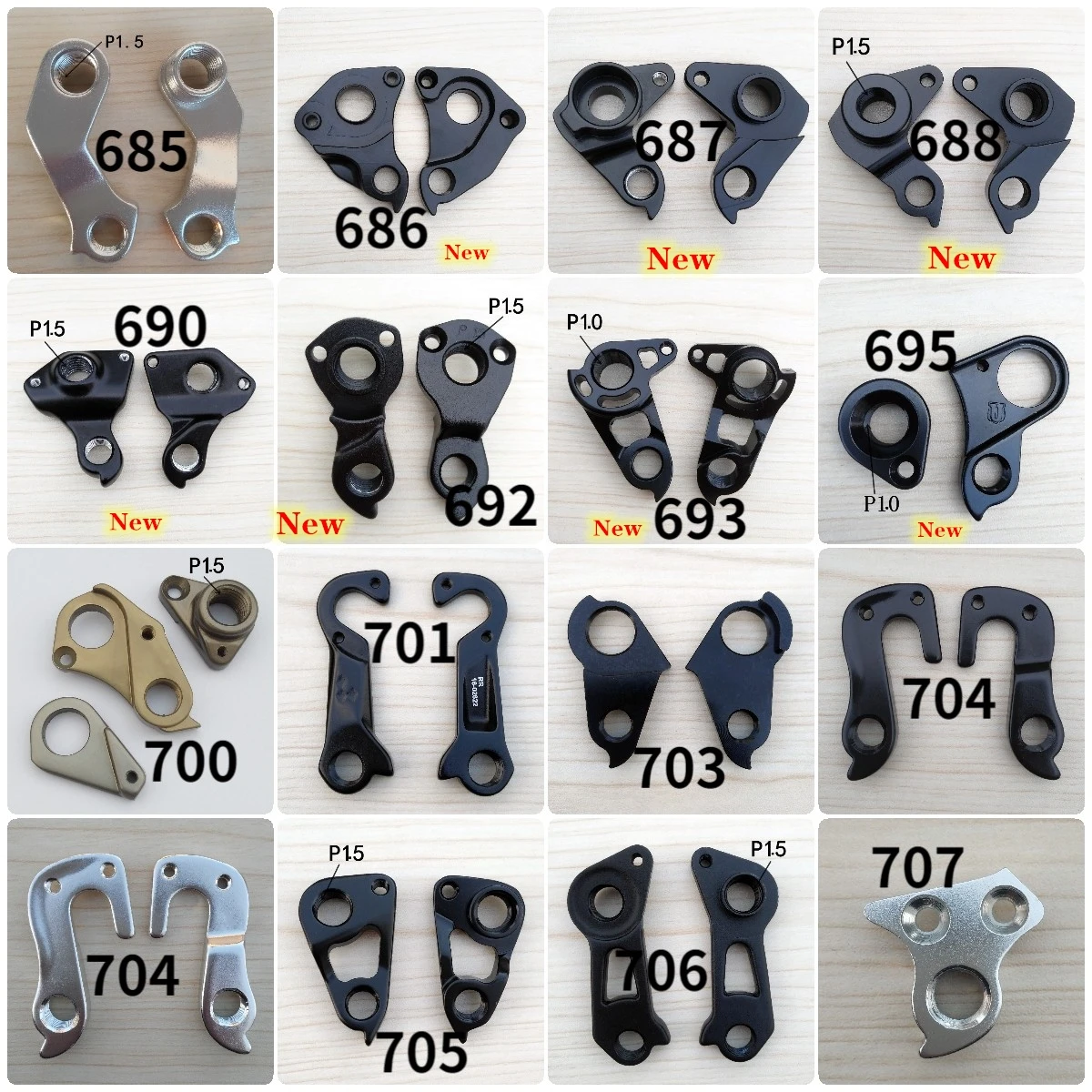 1 pc bicycle parts Bike Rear Derailleur Hanger Rear Gear Mech Derailleur Hanger Gear Hanger mech dropout fit for some Merida