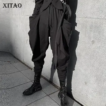 XITAO High Waist Pleated Irregular Pants Women Clothes 2020 Spring New Fashion Pocket Elastic Waist Black Harem Pants ZLL5029
XITAO High Waist Pleated Irregular Pants Women Clothes 2020 Spring New Fashion Pocket Elastic Waist Black Harem Pants ZLL5029