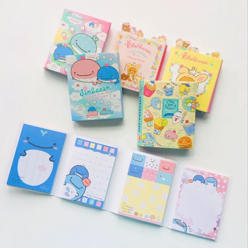 80 Sheets Cute Rilakkuma Shark Whale Folding Memo Pads Sticky Notes Paper Stick Stationery
80 Sheets Cute Rilakkuma Shark Whale Folding Memo Pads Sticky Notes Paper Stick Stationery