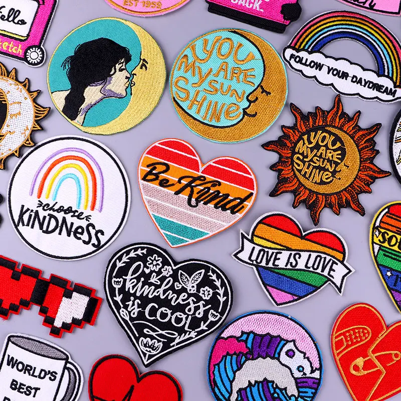 Heart Letter Applique Embroidered Patches For Clothing Thermoadhesive Patches Sun Moon Iron On Patches On Clothes Hippie Clothes
Heart Letter Applique Embroidered Patches For Clothing Thermoadhesive Patches Sun Moon Iron On Patches On Clothes Hippie Clothes