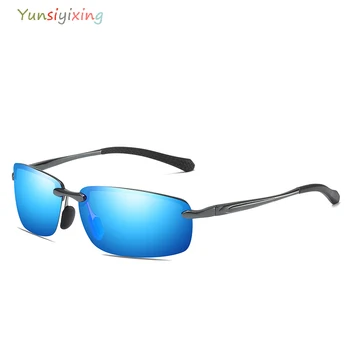 

YUNSIYIXING New Polarized Light Sunglasses Men Aluminum magnesium Brand Designer Gentleman Classic Outdoors Driving Hot Sale