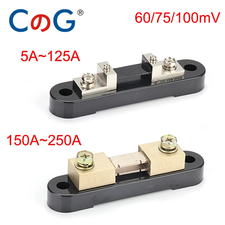 5A 10A 15A 20A 30A 50A 75A 100A 150A 200A250A CG FL-21 75mV 100mV Manufacturer Export Taiwan DC Current Shunt Resistor With Base
5A 10A 15A 20A 30A 50A 75A 100A 150A 200A250A CG FL-21 75mV 100mV Manufacturer Export Taiwan DC Current Shunt Resistor With Base